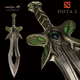 Image for article titled DOTA 2's Official Replica Weapons Are Blowing My Mind